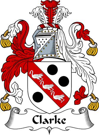 EnglishGathering The Clarke Coat of Clarke (England) Coat of Arms (Family