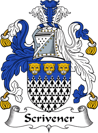 Scrivener Coat of Arms