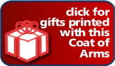 Gifts printed with this Coat of Arms