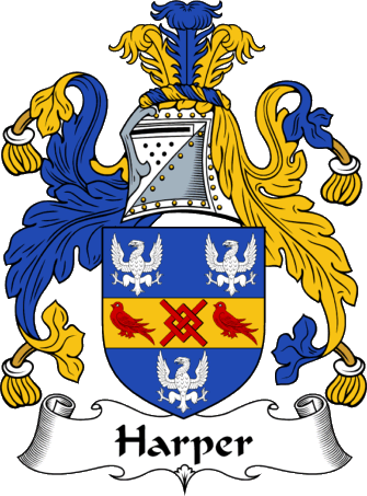 Harper (England) Coat of Arms