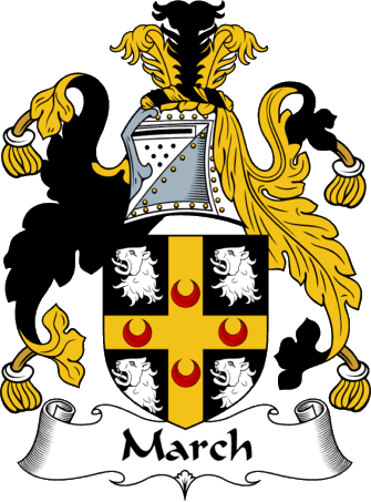 EnglishGathering  The March Coat of Arms (Family Crest) and Surname